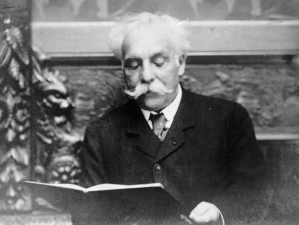 Black and White photograph of Gabriel Faure in his later years