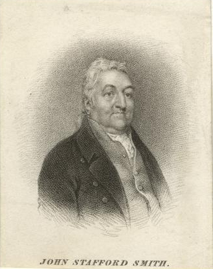 Black and White Portrait of John Stafford Smith